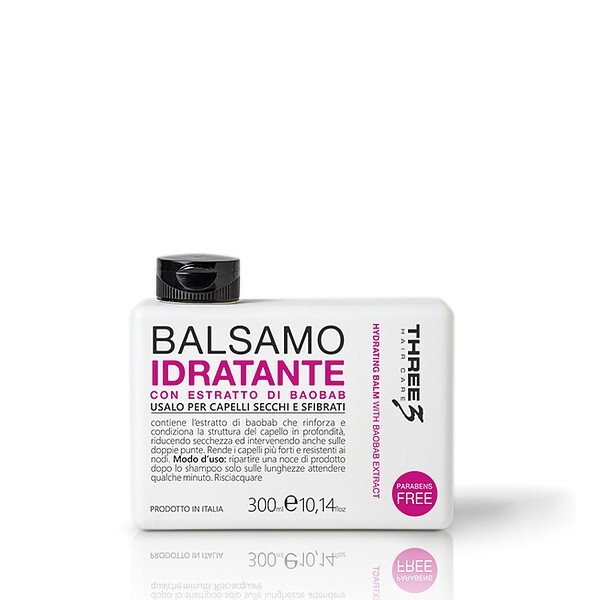 Faipa Three3 Balsamo Ricci per Capelli Ricci e Crespi 300ml