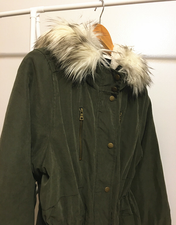 Coffee Shop New York Jacket Dark Green/ Faux Fur Wome… Gem