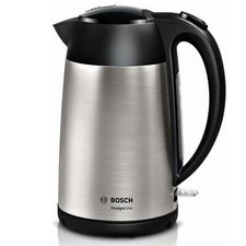Bosch DesignLine 1.7L Kettle Cordless Stainless Steel 3000W Silver TWK3P420GB