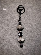 Handmade Beaded Keychain, Purse Charm, Zipper Pull