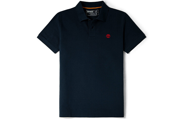 Приталенная рубашка поло Timberland Single Pearl с коротким рукавом 17290₽