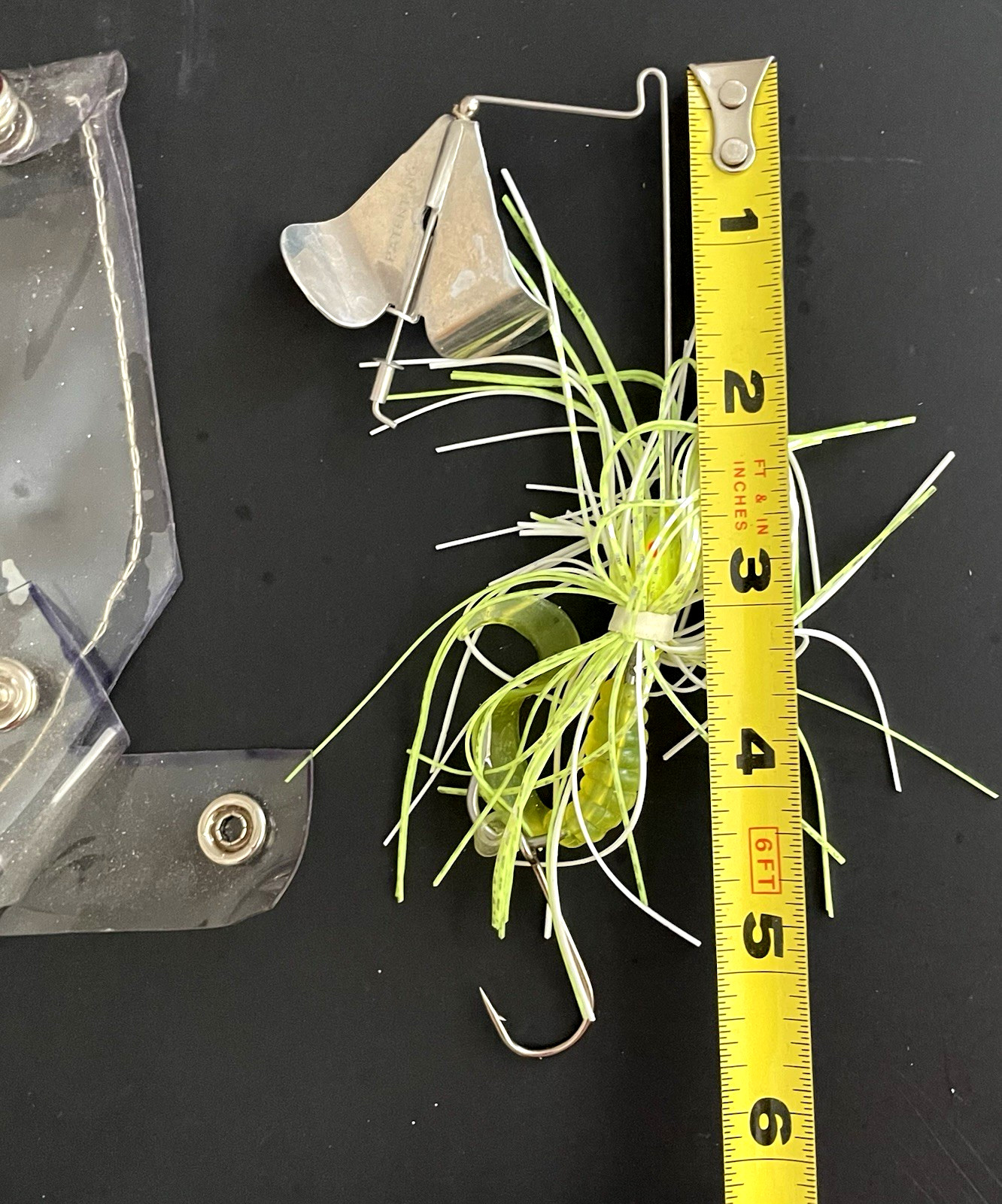 Lot of 4 BUZZBAIT LURES Mixed Colors Bass Fishing with Hand-Made Plastic Cases - Image 10