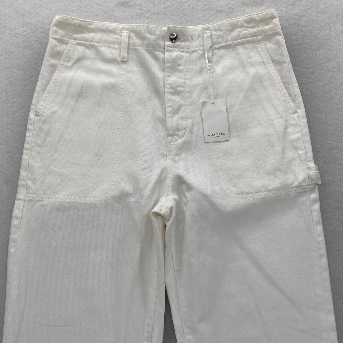 Alexa Chung for Madewell Workwear Carpenter Jean Women's 28 White