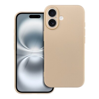 Für Apple iPhone 16 - Metallic Schutzhülle Case Handy Tasche Glänzen Etui Cover