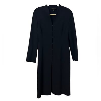 ESCADA LONG LINE WOMENS DUSTER COAT SIZE 10