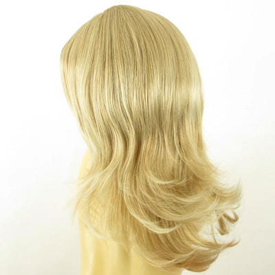 Perruque Mi-longue Femme - Blond Très Clair (Wick) - Synthétique - Bonnet Moyen - Neuf Avec étiquettes