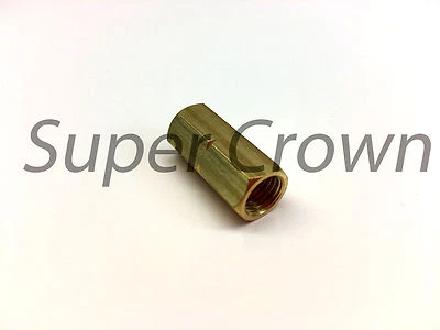 SUPER CROWN Double Female End Connector Adaptor Coupler for Ф4mm Tubing Pipe M8x1.0 19450