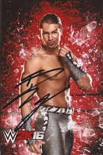 WWE WRESTLING: TYLER BREEZE SIGNED 6x4 PORTRAIT PHOTO+COA **PROOF**