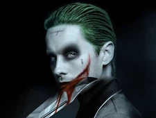 Superheroes jared leto joker artist Stitched Gaming Mat Desk 21205