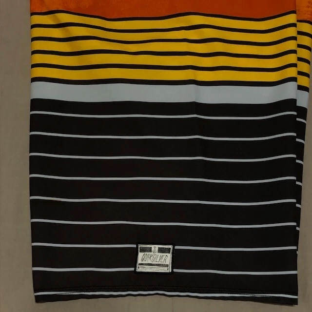 Pantalones cortos de surf Quiksilver para hombre 33 Trolling 21" naranja amarillo negro Foto 4 de 4