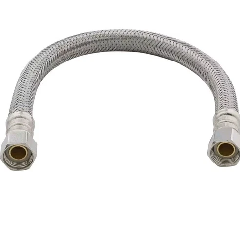 (lot of 4) PROFLO PFX146343 3/8" Comp X 3/8" FIP X 16" Stainless Steel and - Picture 1 of 6