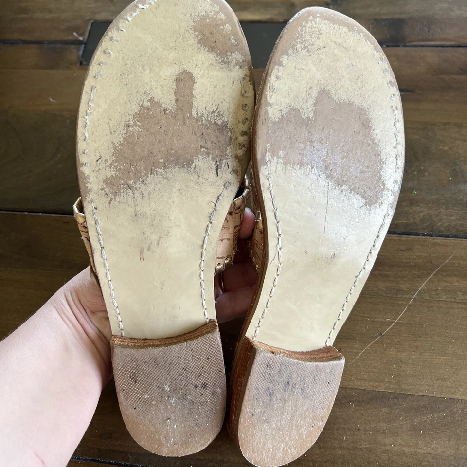 sandalias jack rogers corcho y oro 8m Foto 4 de 4