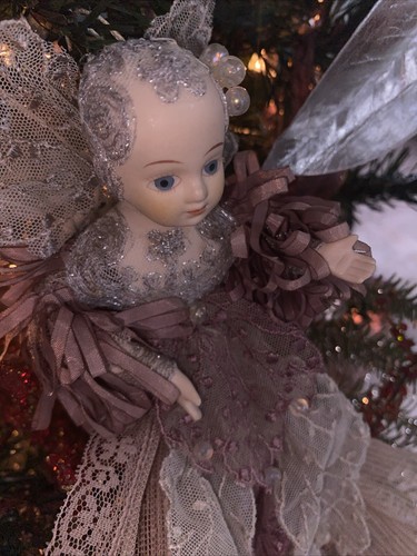 Vintage Angel Ornament by Louis Nichole1985 Rare 16” Delicate Detail Handpainted - Picture 8 of 24