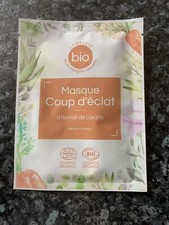 Masque coup d’eclat à l’extrait de carotte BIO 