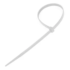 14" Cable Tie with 50lbs Tensile, 100 Pack - White