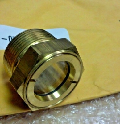 Sight Glass, Easy-to-See, Clear Style, Maximum visibility, 3/8''NPT, 415 psi  