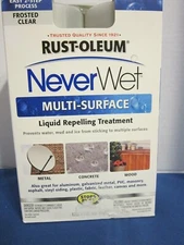 NEVER WET* Rust-Oleum 18 oz MULTI SURFACE/Purpose Protector Spray Kit Lot of 2