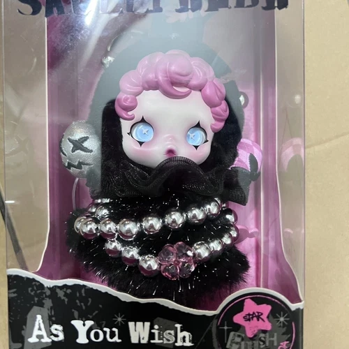 New SKULLPANDA Plush Doll AS YOU WISH Girl Keychain Toy Pendant GiftBox - Picture 2 of 10