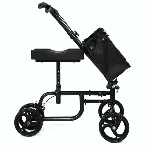 NEW Foldable Knee Walker Scooter Mobility Walking Equipment Alternative Crutches - Picture 12 of 13
