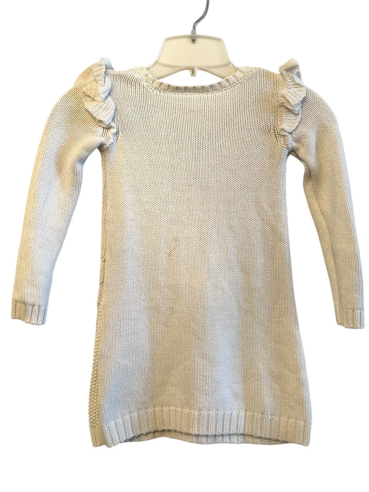 Carter’s Little Girls 电缆针织毛衣连衣裙 4T 码 — 第 2/3 张图片