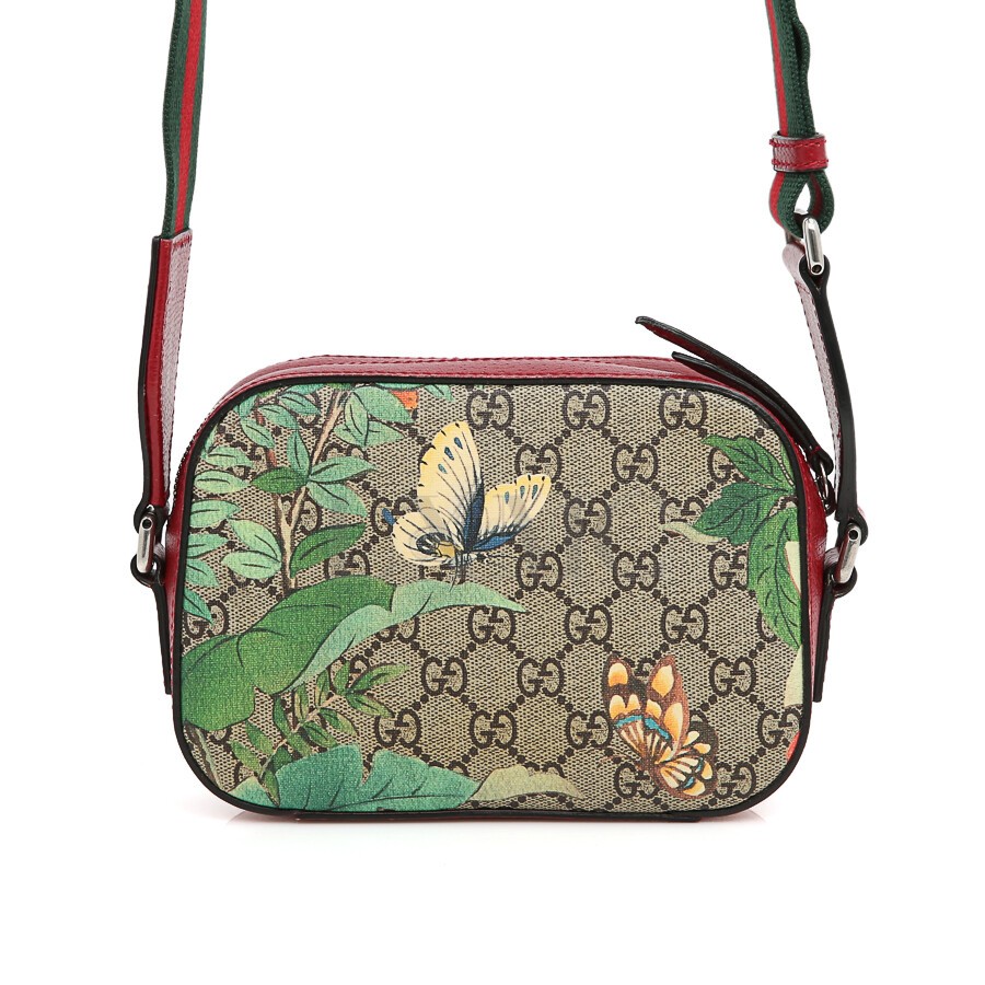 Gucci Limited Tian Flower Supreme GG Logo Crossbody Bag 450948