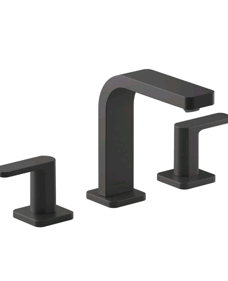 Kohler K-23484-4-BL Parallel 1.2 GPM Widespread Bathroom Fau