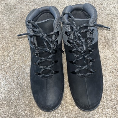 Timberland Men's Euro Sprint Leather Gray / Black Hiker Boots A1NHJ New W/Box !