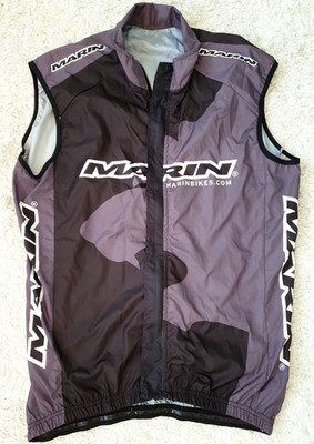 Fahrrad / Rad / Windweste MARIN Bikes - grau / schwarz - XXL