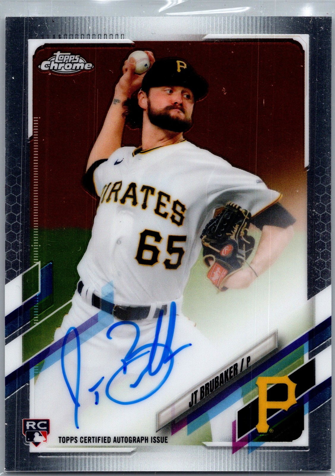 2021 Topps Chrome #RA-JTB JT Brubaker Rookie Autographs