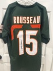 Greg Rousseau signed Miami Hurricanes Jersey JSA COA — photo 1
