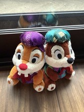 Tokyo Disney Resort Chip Dale Plush Keychain Mascot Set Plaid Holiday TDR Japan