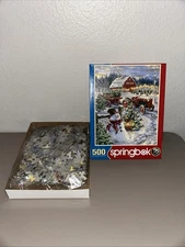 Springbok 500 Piece Puzzle “ Christmas Tree Farm”