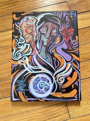 The Anonymous: I Am Nobody's Fool  Fine Arts  Acrylic Painting, Original 2026