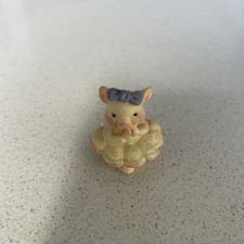 vintage collectable ballet pig ornament