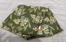 milkbarn Muslin Bamboo Green Floral Receiving Blanket