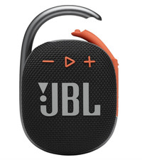 JBL Clip 4 Portable Speaker Waterproof Dustproof Black/Orange - Factory New Seal