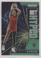 2021 Panini Prizm WNBA Get Hyped Green Prizm A'ja Wilson #6 12gr