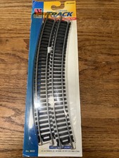 Life-Like HO Scale No. 8602 18  Radius Curved Track Sections 4 Pieces NOS