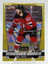 2024-25 O-Pee-Chee Platinum Marquee Rookies Daniil Misyul #289 Neon Yellow Surge