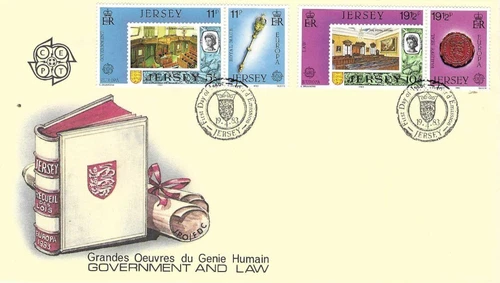 Jersey Comm/FDC -  Government and Law - 1983 (JES298)