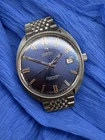 VINTAGE OMEGA SEAMASTER COSMIC REF 166.026 CAL. 565 AUTOMATIC STEEL STRAP PURPLE