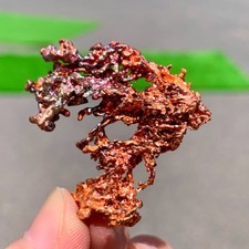 16G Rare!!! iridescent Native Copper crystal mineral specimen