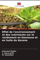 Jancirani Muthu (U. A.) | Effet De L'environnement Et Des Nutriments Sur Le...