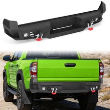 Rear Bumper For 2005-2015 Toyota Tacoma W D-rings Lisence Plate Hole Led Lights Rear Bumper For 2005-2015 Toyota Tacoma W D-rings Lisence Plate Hole Led Lights