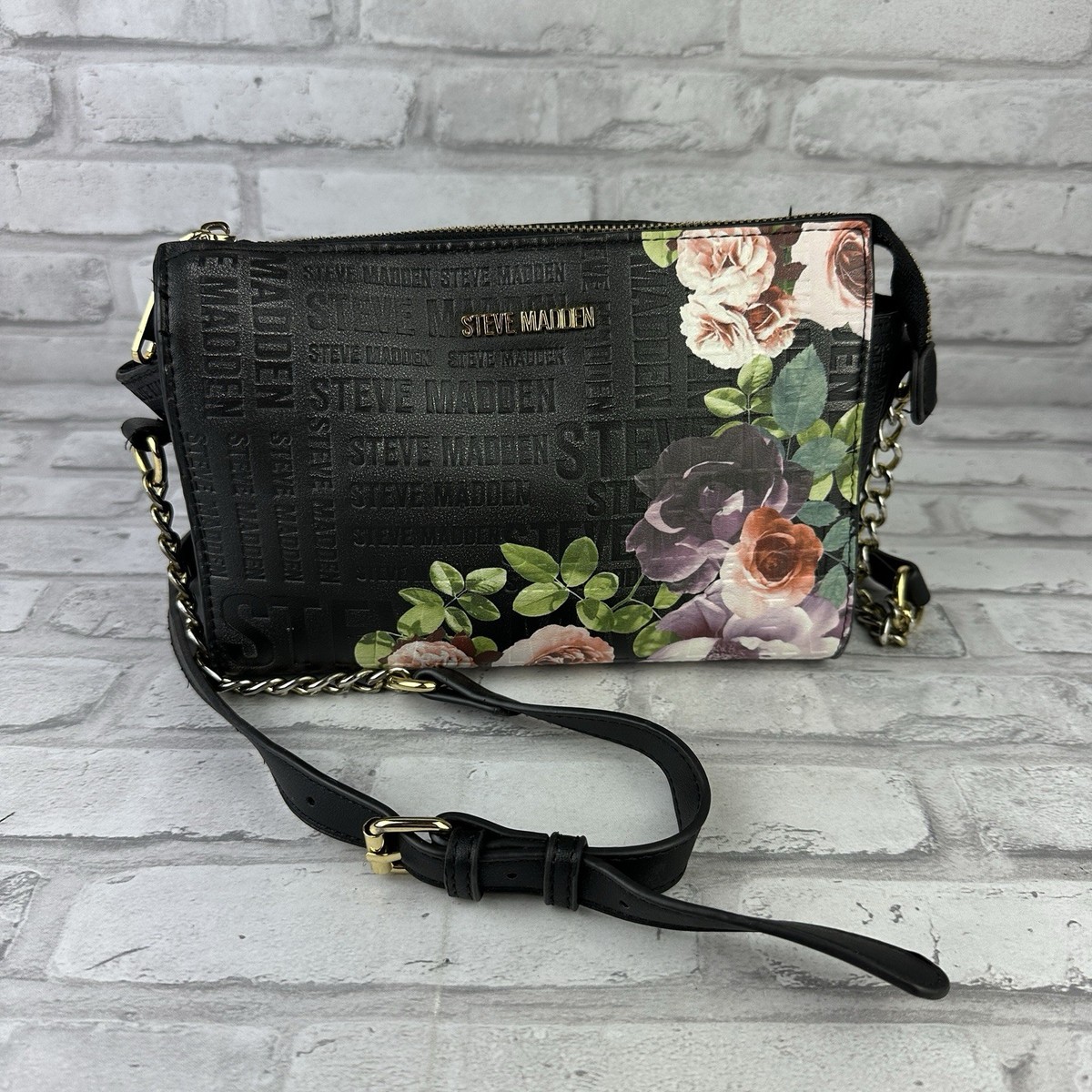 Steve Madden Sling Bag WYLDER Bag Black Faux Fur Crossbody Women main image 4