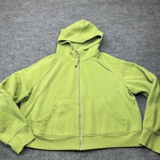 Lululemon Scuba Jacket Womens XL/XXL Oversized Full Zip Hoodie Wasabi Green