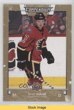 2017-18 Upper Deck Compendium Gold Brett Kulak #344 READ a3q