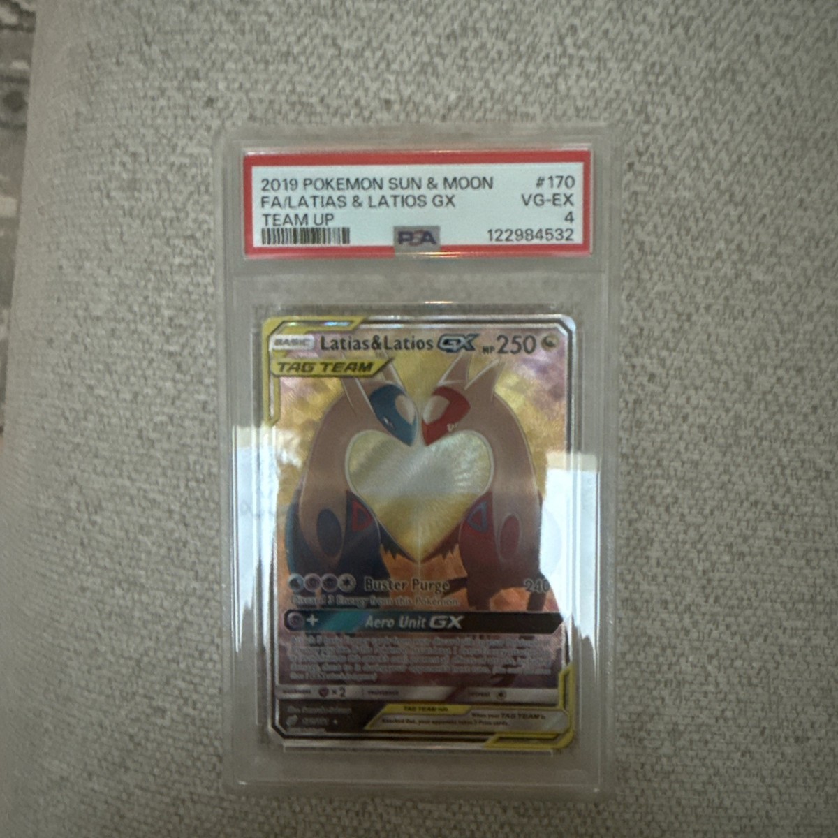 Latias & Latios GX (Alternate Full Art) 170/181 Sm-Team Up