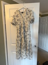 Maxi Cream Floral Dress - FOREVER NEW - Women’s UK12