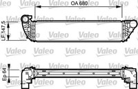 LadeluftkÜHler Valeo 817828 FÜR Renault Intercooler TurbokÜHler
